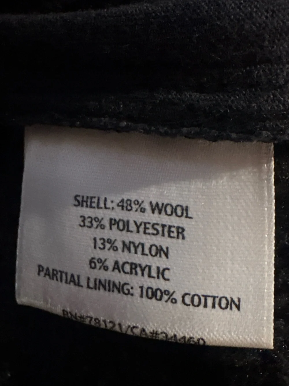 Eileen Fisher Wool Blend Moto Jacket Womens XS Black Asymmetrical Zip Cropped